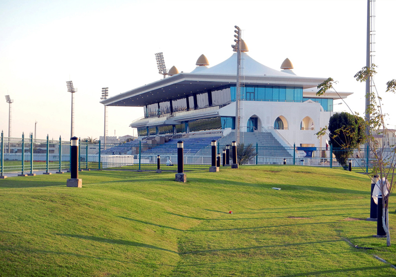 racing and equestrian club grand stand