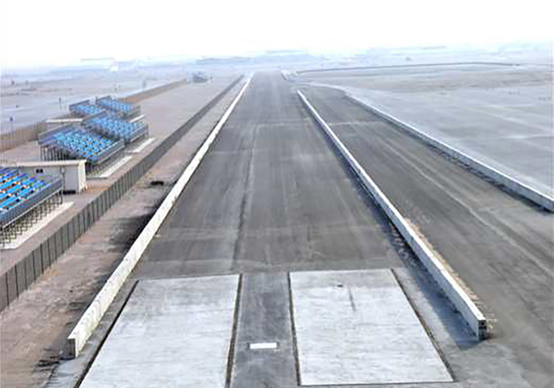 racing track at industial area